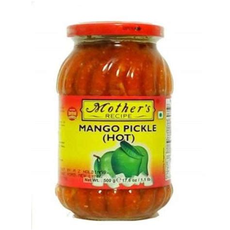 Mother S Recipe Mango Hot Pickle 500 Grams Bharat Basket