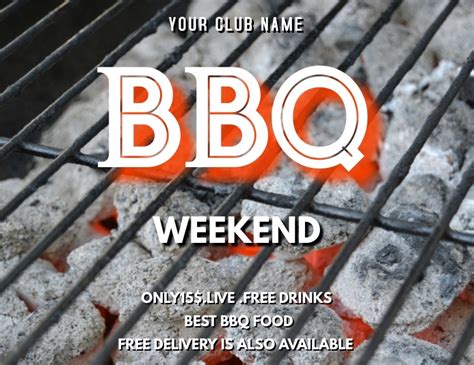 Barbecue Flyer Template Postermywall