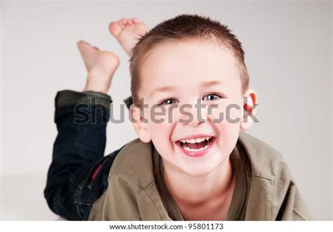 Portrait Beautiful Boy Smiling Stock Photo 95801173 Shutterstock