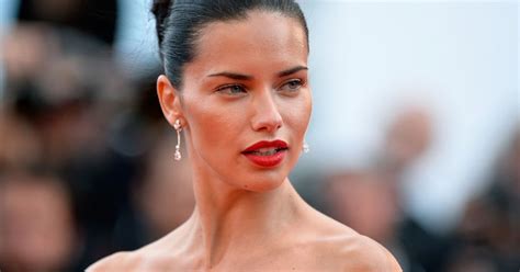Smokin Adriana Lima Shows Off Her Gym Honed Figure As She Strips To Model Skimpy Bikini