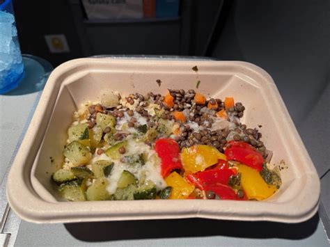 Taste Test Beatrix Market Mediterranean Grain Bowl On United Airlines