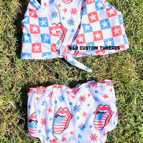 4th Of July Bikini Etsy