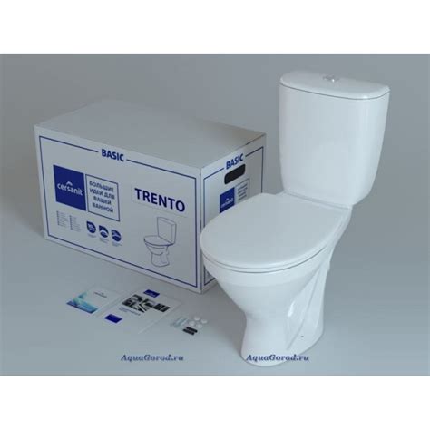 Унитаз-компакт Cersanit Trento с сиденьем микролифт S-KO-TR011-3/6-PL-w ...