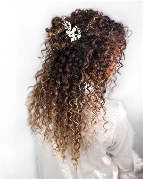 Stylists disagree on the best curly half up half down accessories 8