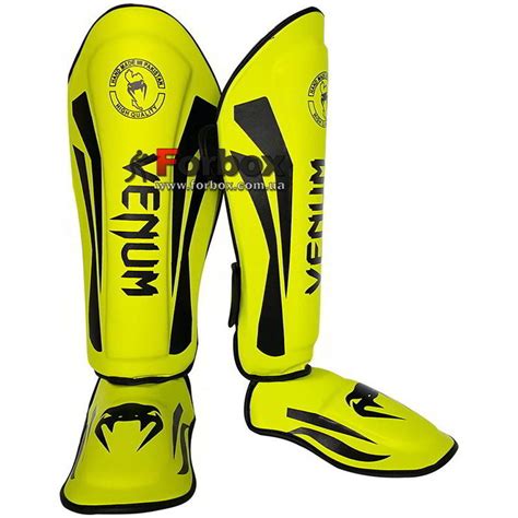 Защита голени и стопы Venum Elite Neo усиленная из PU (VL-5243-G ...