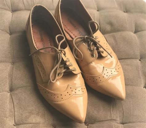 Oxford Nude Sapato Feminino Fernanda Chantre Usado 25899338 Enjoei
