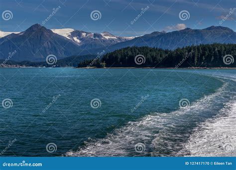 Auke Bay Alaska Stock Photo Image Of Mountains City 127417170
