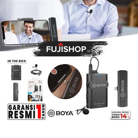 Jual Boya BY WM4 Pro K3 Wireless Lavalier Microphone Garansi Resmi ...