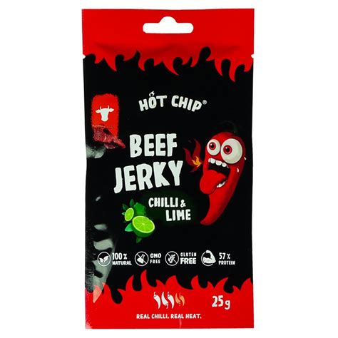 Hot Chip Beef Jerky Chilli Lime G Scharfer Rindfleisch Snack Mi