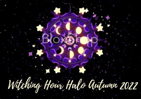 Witching Hour Autumn 2022 Halo Png Printable Postcard With Etsy Uk