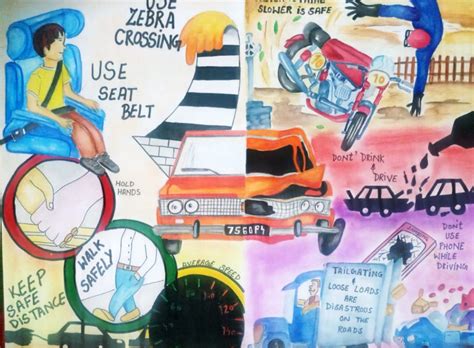 Road Safety Poster Competition By Aliza Road Safety Poster Poster