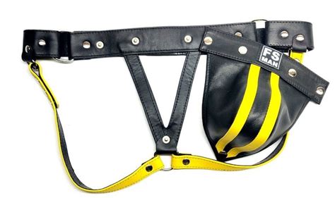 Genuine Leather Jockstrap For Man Fsman Fetish Bdsm Gay Etsy