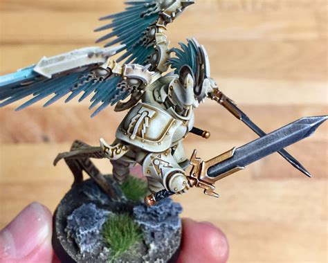 Stormcast Eternal Prosecutor With Swords In Bone Armour Stormcast