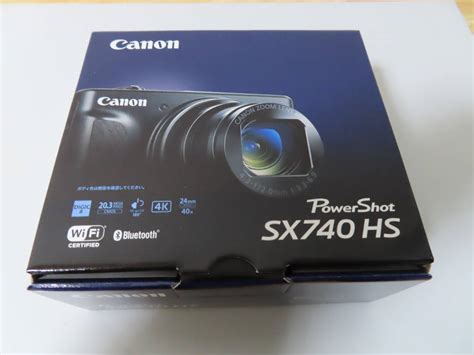 送込み Canon Powershot Sx740 Hs ブラック 2030万画素 光学40倍 Wi Fi対応 4k動画撮影キヤノン｜売買