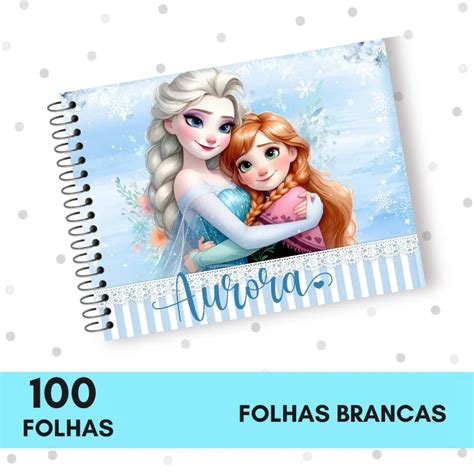 Caderno De Desenho 100 Folhas - Encanto Ateliê - CADERNO DE DESENHO PERSONALIZADO - 100 FOLHAS