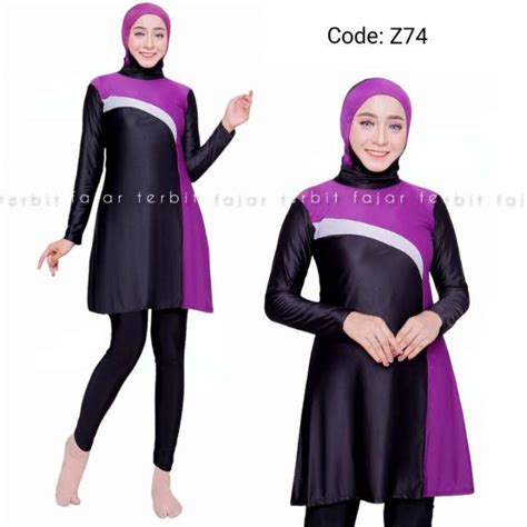 Premium Baju Renang Perempuan Muslim Dewasa Hijab Baju Renang Muslimah