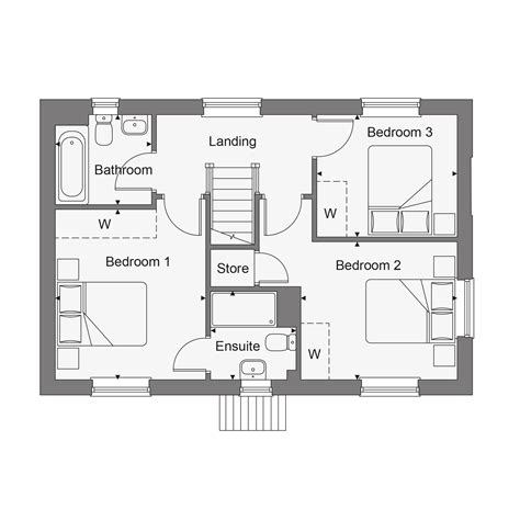 The Gosford Home 2 Oaklands New Homes In Copford