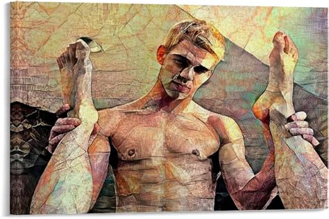 Amazon Toyocc Abstract Male Nude Gay Art Poster Sexy Abstract Painting Art Poster