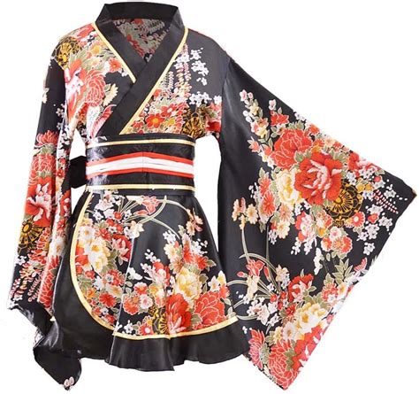 Hongh Kimono Bathrobe Costume Japanese Traditional Yukata