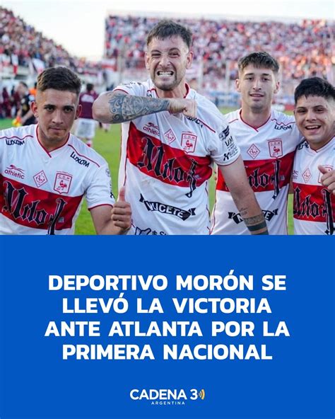 Deportivo Morón se impuso 1-0 a... - Cadena 3 Argentina | Facebook