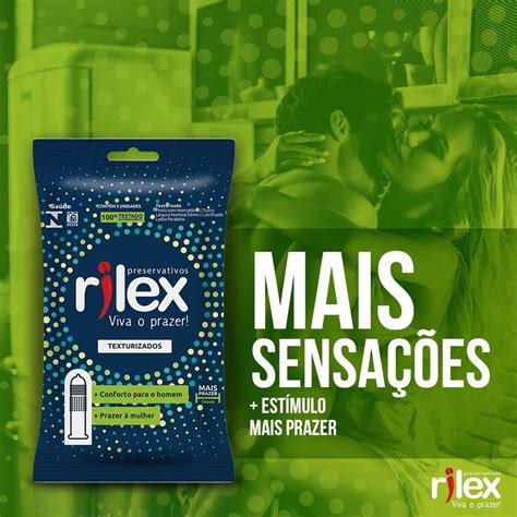 Preservativo Lubrificado TEXTURIZADO Rilex Camisinha Sex Shop Shopee Brasil