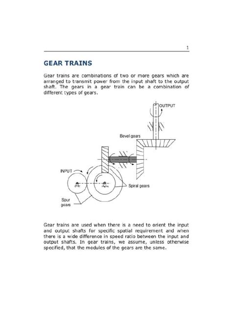 Gear Train 2 | PDF | Gear | Motion (Physics)