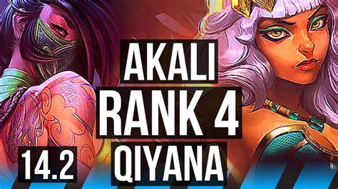 Akali Vs Qiyana Mid Rank Akali Rank Jp Challenger