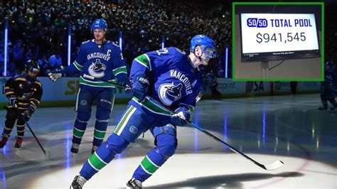 The Canucks 50 50 Jackpot Reached A Record Breaking Amount On