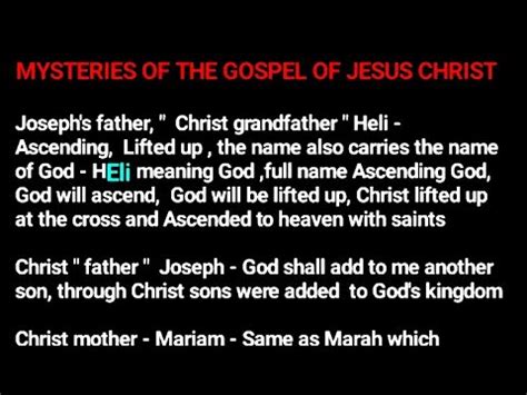 Uncovering the Mysteries of Joseph Apostle of Jesus from CT YouTube Channel - yi9i523