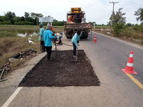 อีสานน้ำลด ทางหลวงชนบทเร่งซ่อมแซมถนน 35 สายทาง