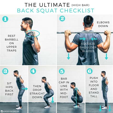 ultimate high bar  squat checklist whats  achievers
