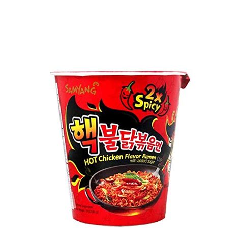 Samyang Hot Chicken Ramen X Spicy Nuclear Noodles Cup Drakfrukt Se