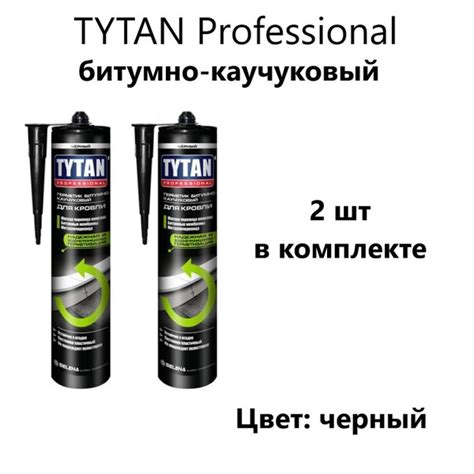 Каучуковый Герметик Tytan Professional, Для металлочерепицы, черный ...