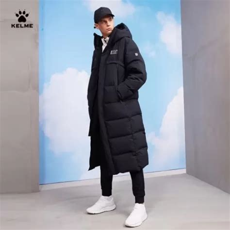 Пуховик KELME long down jacket