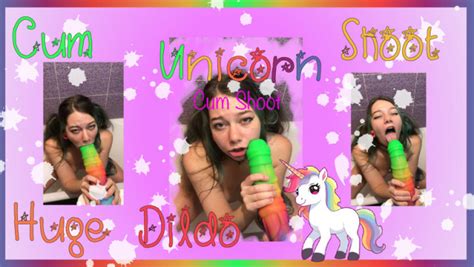 Sweet Sansarella Very Huge Unicorn Dildo Hot Cum Shoot ManyVids