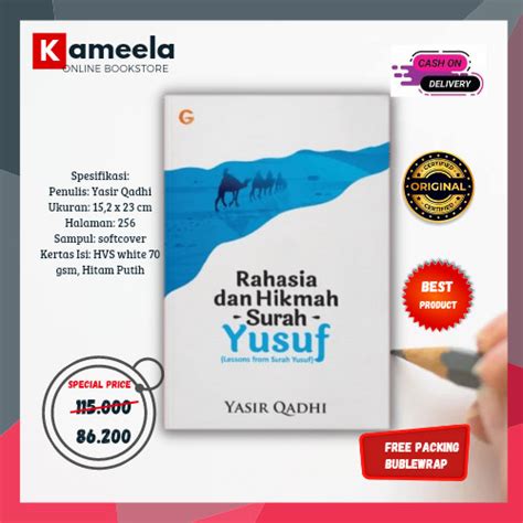 Jual Rahasia Dan Hikmah Surah Yusuf Buku Islami Gema Insani Soft Cover