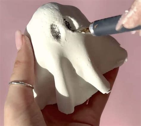 DIY Clay Ghost For Halloween