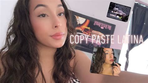 COPY PASTE LATINA MAKEUP TUTORIAL YouTube