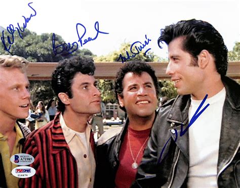 Lot Detail - Grease Cast Multi-Signed Photograph w/ Travolta + 3 More ...