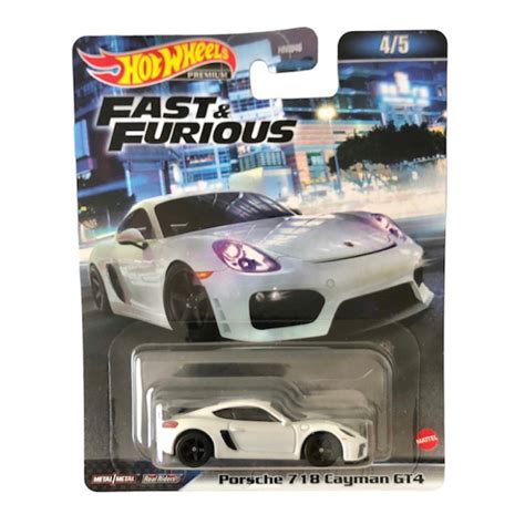 Hot Wheels Fast Furious Premium Porsche Cayman Gt Shopee Thailand
