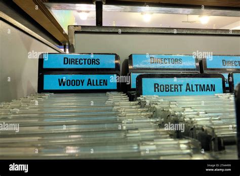Woody Allen And Robert Altman Label In The Amoeba Music Store Used Dvd