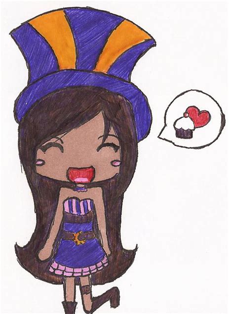 Caitlyn Pen Drawing By Imachibii On Deviantart