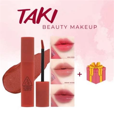 Son Kem Lì 3CE Blurring Liquid Lip 5 5g Pull Off So Over Nude Scene