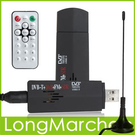 Купить цифровой usb 2.0 мини tv stick fm + dab dvb-t rtl2832u + r820t ...