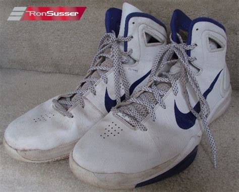 Nike Zoom Hyperdunk Flywire 2010 Basketball Shoes Whiteblue Size 15