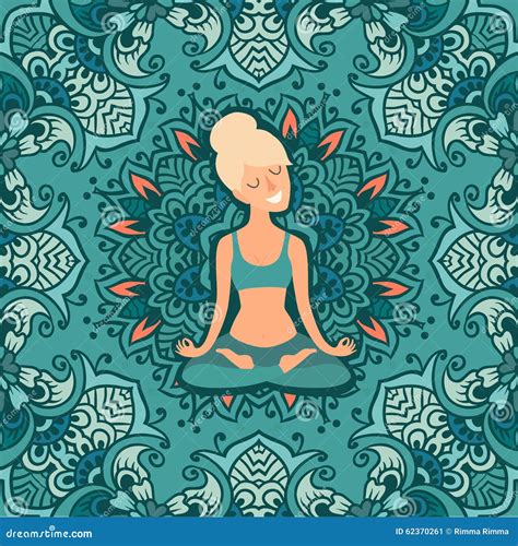 Lotus Position Clipart Woman In Lotus Position Vector Clipart Lotus