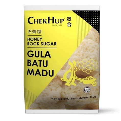Chek Hup Honey Rock Sugar 250g Shopee Philippines