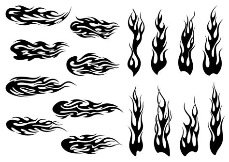 Tribal Flames Vector Art, Icons, and Graphics for Free Download