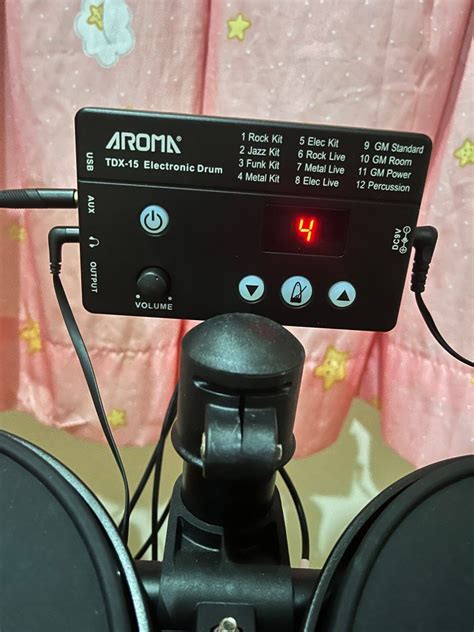 Aroma TDX-15 Electronic Drum, Hobbies & Toys, Music & Media, Musical ...