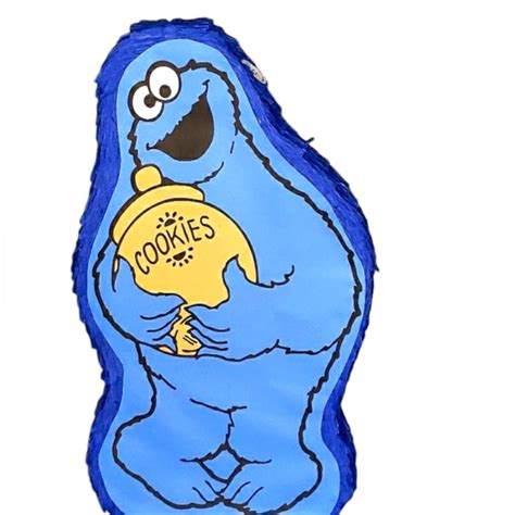 Hand Crafted Party Supplies Cookie Monster Pinata Poshmark